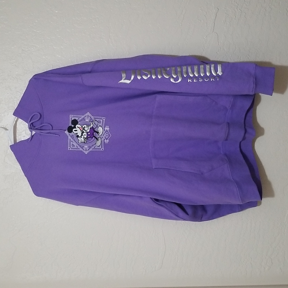 Disney 100 Pullover Hoodie Pocket Long Sleeve Embroidered Women's XXL